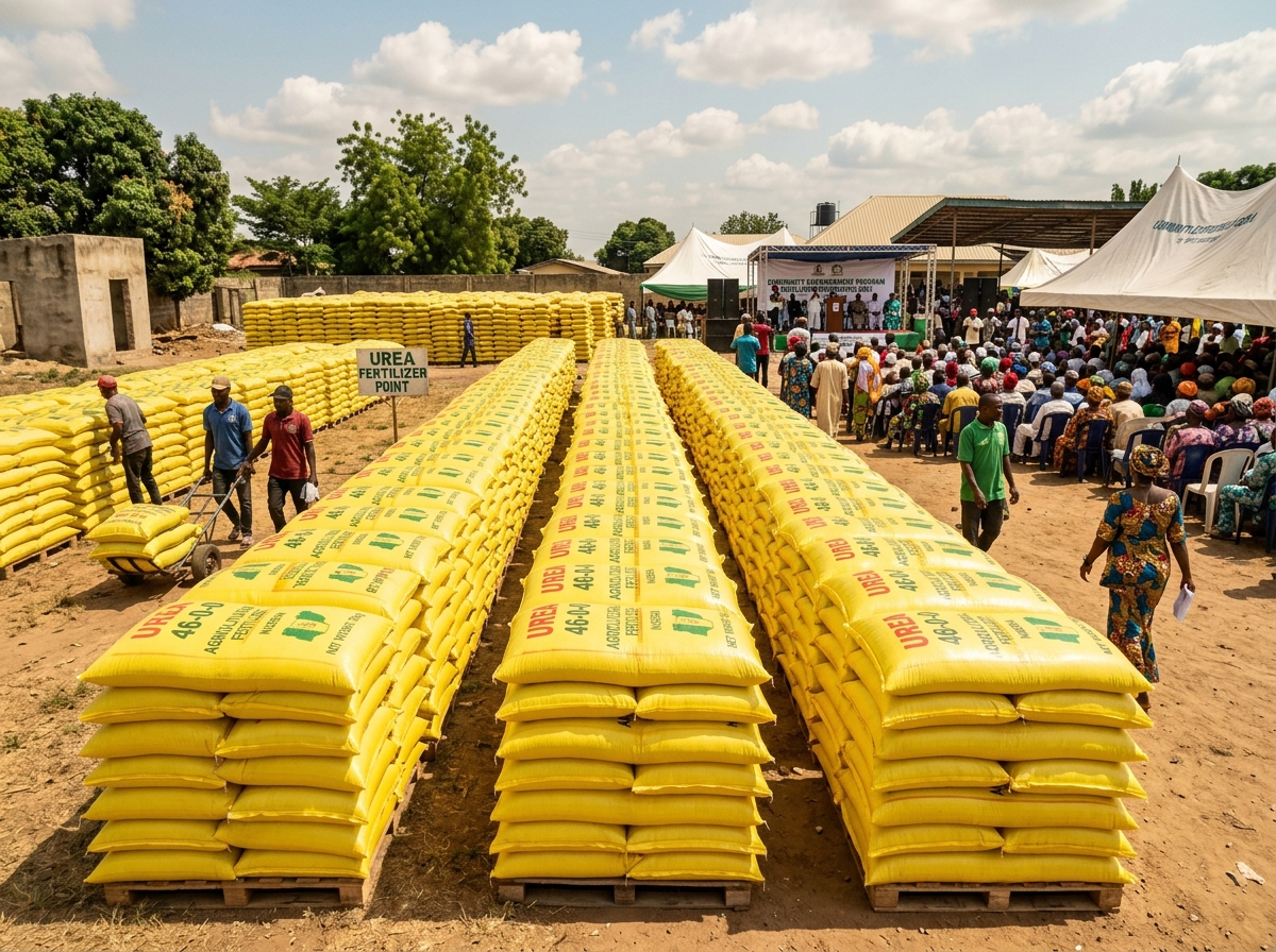 Agricultural fertilizer distribution
